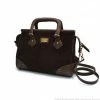 YS Handbags Drabble Brown Suede