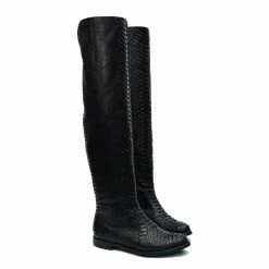 YS Boots Vitto Black Python