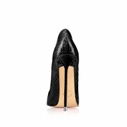 Vicenzo Rossi Akhira Black Python Shoes