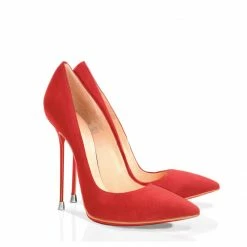 Vicenzo Rossi Akhira Red Suede Shoes