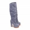 YS Boots Apso Gray Suede