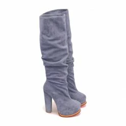 YS Boots Apso Gray Suede