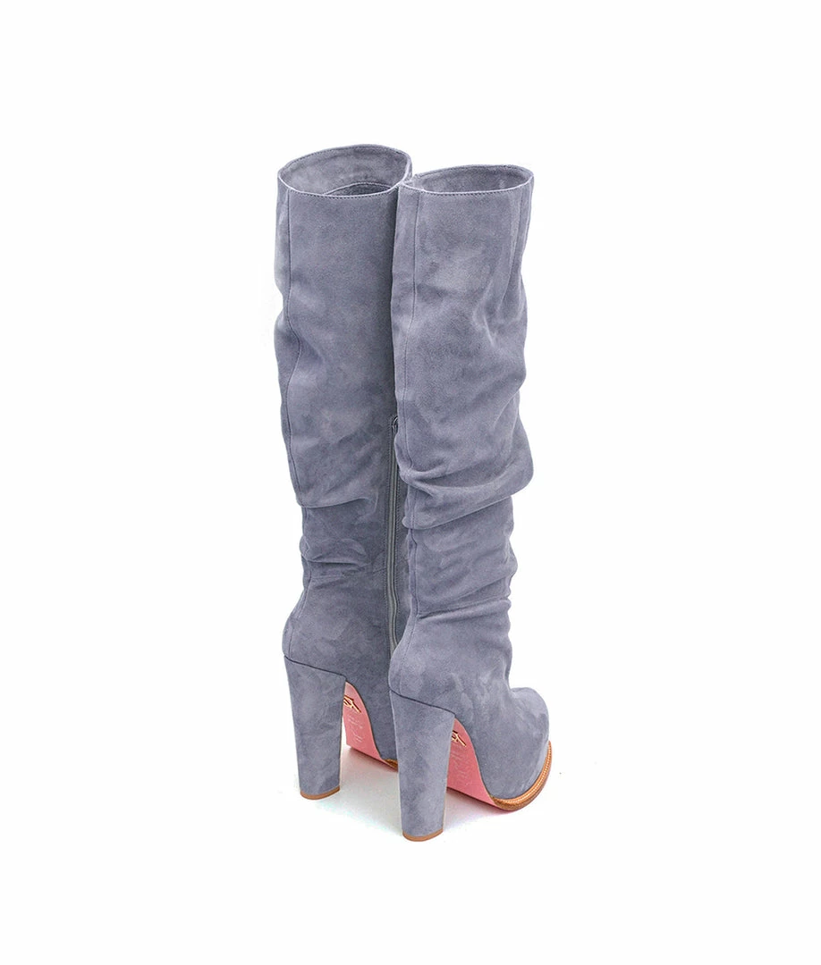 YS Boots Apso Gray Suede