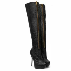 YS Boots Arma Black Python