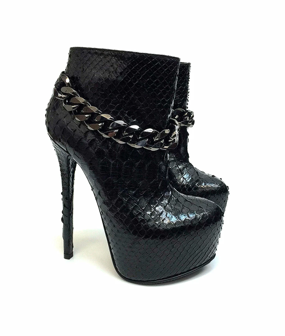 YS Boots Atroz Black Python