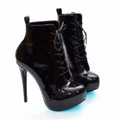 YS Boots Canton Black Patent