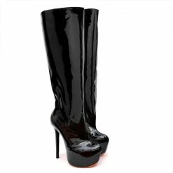 YS Boots Cataleya Black Patent