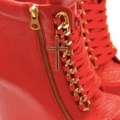 YS Boots Cocura Red Shoes