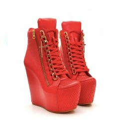 YS Boots Cocura Red Shoes