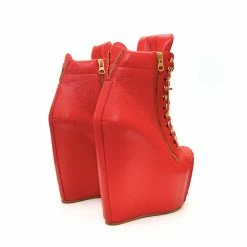 YS Boots Cocura Red Shoes