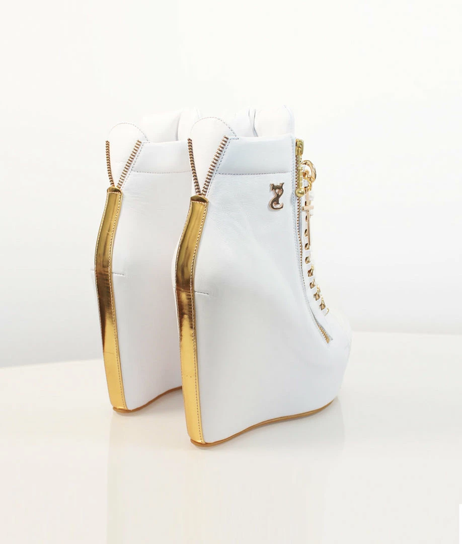 YS Boots Cocura White