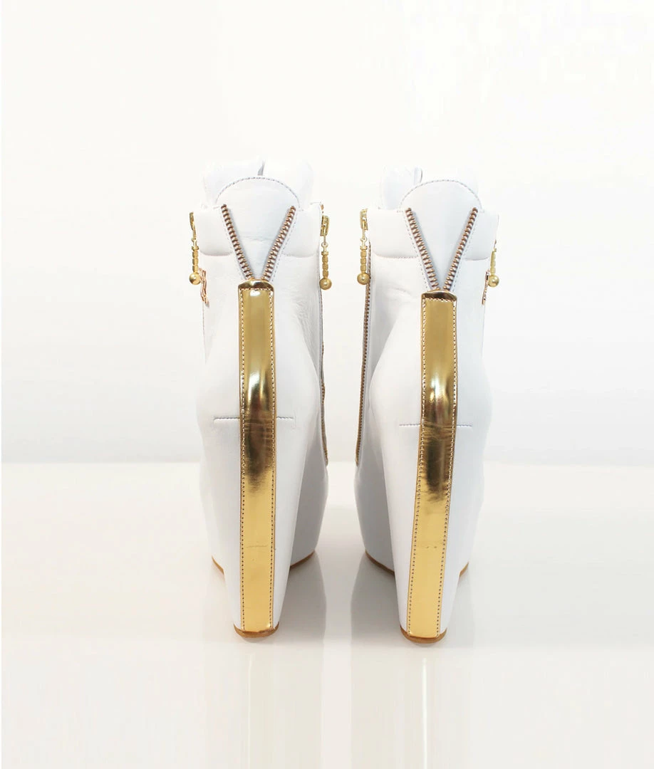 YS Boots Cocura White