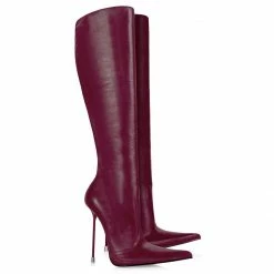 Vicenzo Rossi Boots Corçao Aubergine