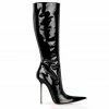 Vicenzo Rossi Boots Corçao Black Patent