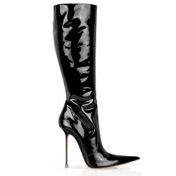 Vicenzo Rossi Boots Corçao Black Patent