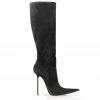 Vicenzo Rossi Boots Corçao Black Suede