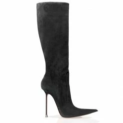 Vicenzo Rossi Boots Corçao Black Suede