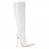 Vicenzo Rossi Boots Corçao White Bridal