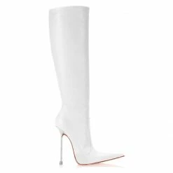 Vicenzo Rossi Boots Corçao White Bridal