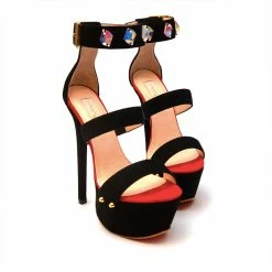 YS Shoes Crabas Black Suede