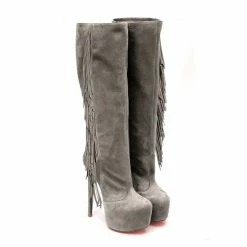 YS Boots Dacsia Gray Suede