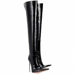 Vicenzo Rossi Boots Dassel Black Patent