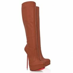 Vicenzo Rossi Boots Demona Chocolate