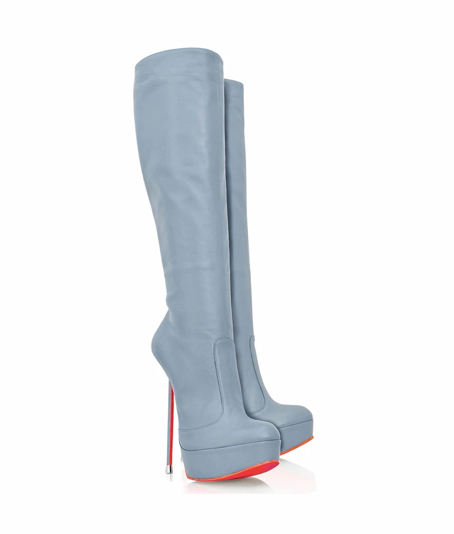 Vicenzo Rossi Boots Demona Gray