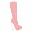 Vicenzo Rossi Boots Demona Pink