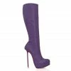 Vicenzo Rossi Boots Demona Purple