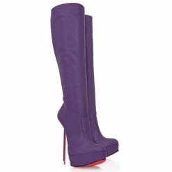 Vicenzo Rossi Boots Demona Purple