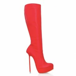 Vicenzo Rossi Boots Demona Red