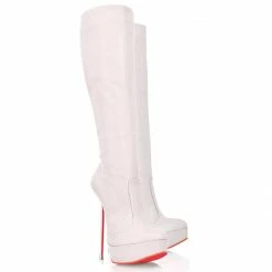 Vicenzo Rossi Boots Bridal Demona White