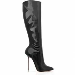 Vicenzo Rossi Boots Dorbeon Black Patent