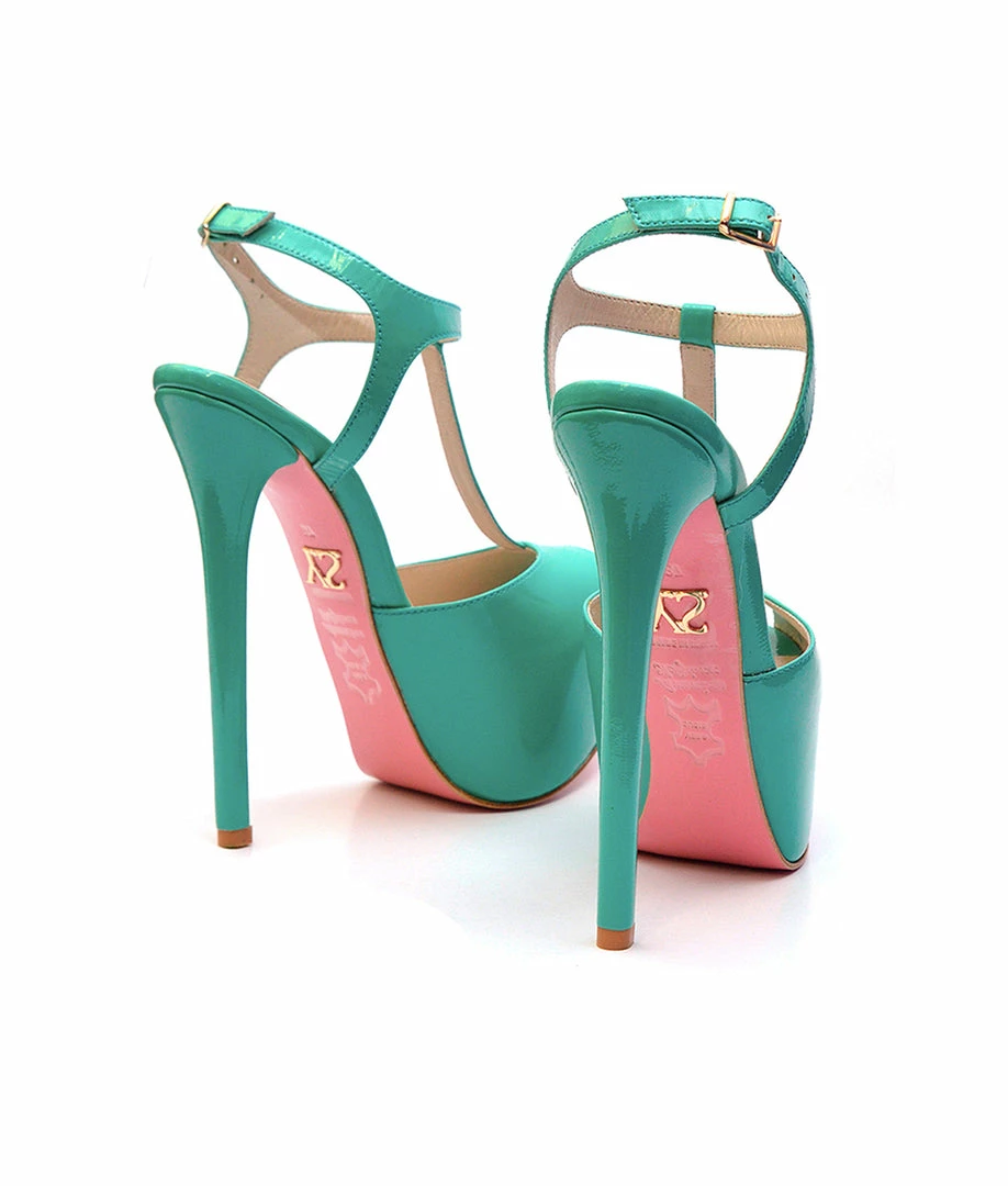 YS Doreva Green Patent Shoes