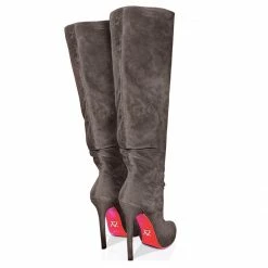 YS Boots Dracca Gray Suede