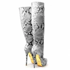 YS Boots Duorama Black Python