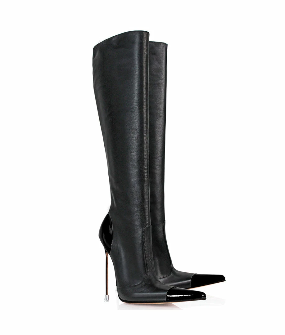 Vicenzo Rossi Boots Drymash Black & Black