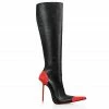 Vicenzo Rossi Boots Drymash Black & Red