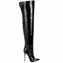 Vicenzo Rossi Boots Duimas Black Patent
