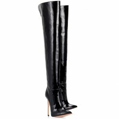 Vicenzo Rossi Boots Duimas Black Patent