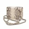 YS Handbags Duloon Gray Python