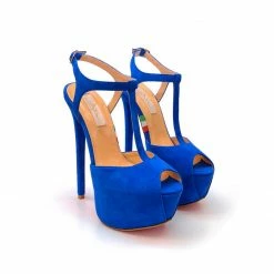 YS Duma Blue Suede Shoes