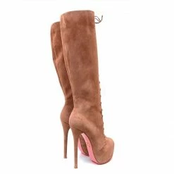 YS Boots Dusaam Nude Suede