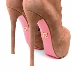 YS Boots Dusaam Nude Suede