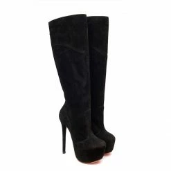 YS Boots Furia Black Suede
