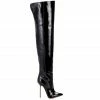 Vicenzo Rossi Boots Gala Black Patent