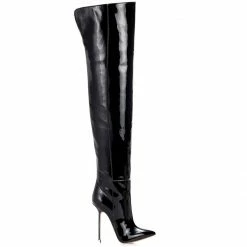 Vicenzo Rossi Boots Gala Black Patent