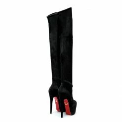 YS Boots Giulia Black Suede