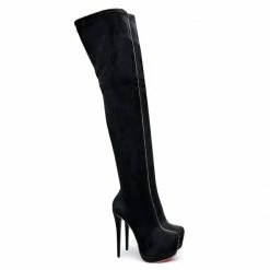 YS Boots Giulia Black Suede